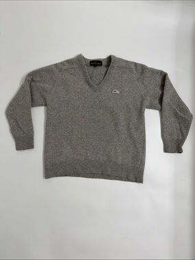 Monte Carlo Lambswool‎ V-Neck Men’s Medium Soft Minimalist